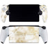 Gold and White Marble PlayStation Portal Remote Player Skin