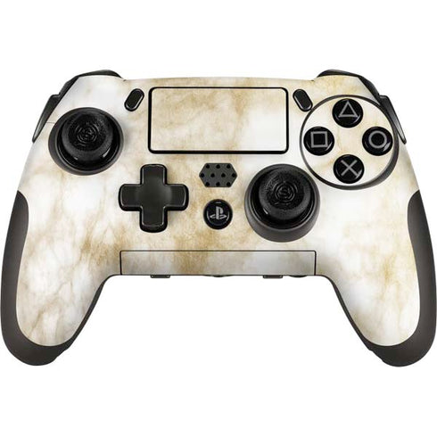 Gold and White Marble PlayStation Scuf Vantage 2 Controller Skin