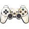 Gold and White Marble PS3 Dual Shock wireless controller Skin