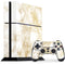 Gold and White Marble PS4 Console and Controller Bundle Skin