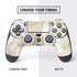 Gold and White Marble PS4 Controller Skin