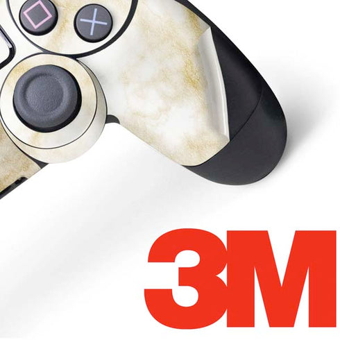 Gold and White Marble PS4 Pro/Slim Controller Skin