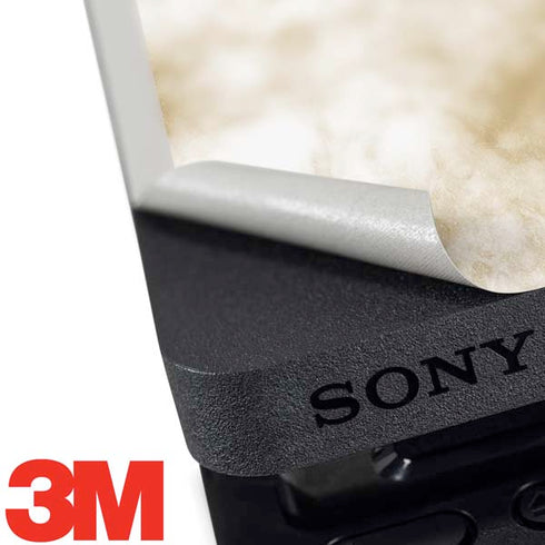 Gold and White Marble PS4 Slim Skin
