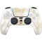 Gold and White Marble PS5 Controller Skin
