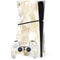 Gold and White Marble PS5 Slim Disk Bundle Skin