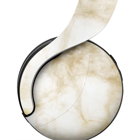 Gold and White Marble PULSE 3D Wireless Headset for PS5 Skin