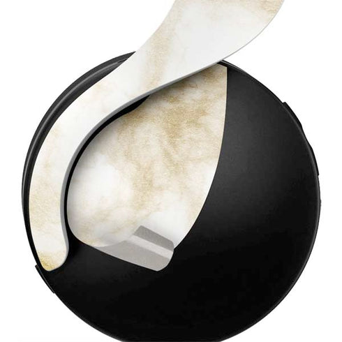 Gold and White Marble PULSE 3D Wireless Headset for PS5 Skin
