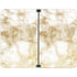 Gold and White Marble Surface Duo Skin