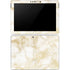 Gold and White Marble Surface Go Skin