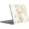 Gold and White Marble Surface Laptop Studio Skin