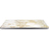 Gold and White Marble Universal Laptop 18in (14.6 x 10.6in) Skin