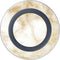 Gold and White Marble Wireless Charger Skin