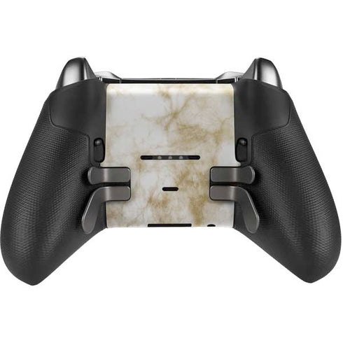 Gold and White Marble Xbox Elite Wireless Controller Series 2 Skin
