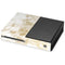 Gold and White Marble Xbox One Console Skin