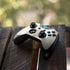 Gold and White Marble Xbox One Controller Skin