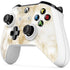 Gold and White Marble Xbox One S All-Digital Edition Bundle Skin
