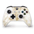 Gold and White Marble Xbox One S Controller Skin