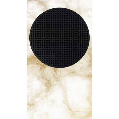 Gold and White Marble Xbox Series S Skins