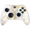 Gold and White Marble Xbox Series S Controller Skin