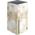 Gold and White Marble Xbox Series X Console Skin