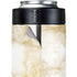 Gold and White Marble Yeti Colster Can Insulator Skin