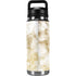 Gold and White Marble YETI Rambler 26oz Bottle Skin