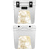 Gold and White Marble YETI Roadie 24 Hard Cooler Skin