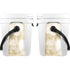 Gold and White Marble YETI Roadie 24 Hard Cooler Skin