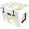 Gold and White Marble YETI Tundra 35 Hard Cooler Skin