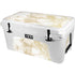 Gold and White Marble YETI Tundra 65 Hard Cooler Skin