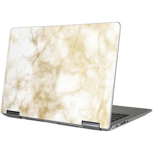 Gold and White Marble Yoga 710 14in Skin