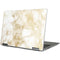 Gold and White Marble Yoga 710 14in Skin