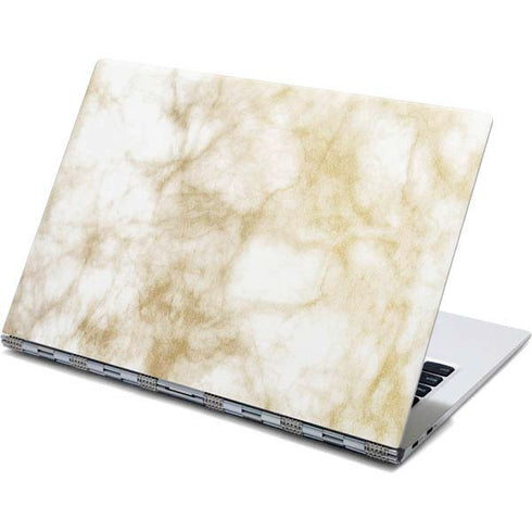 Gold and White Marble Yoga 910 2-in-1 14in Touch-Screen Skin