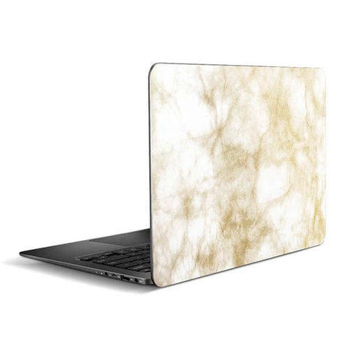 Gold and White Marble Zenbook UX305FA 13.3in Skin