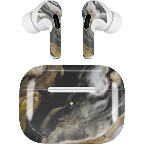 Gold Blush Marble Ink AirPods Pro 2nd Gen Skin