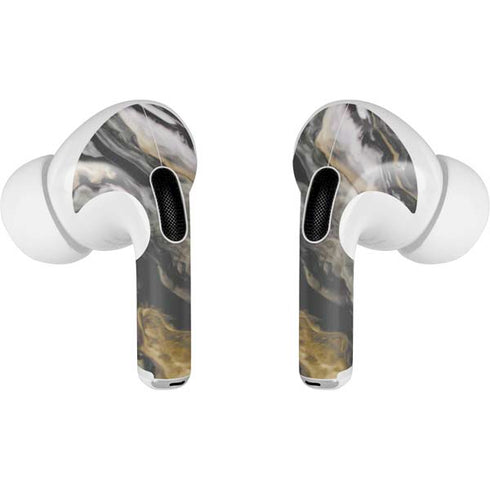 Gold Blush Marble Ink AirPods Pro 2nd Gen Skin