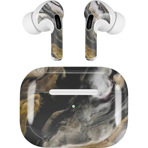 Gold Blush Marble Ink Apple AirPods Pro Skin