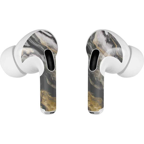 Gold Blush Marble Ink Apple AirPods Pro Skin