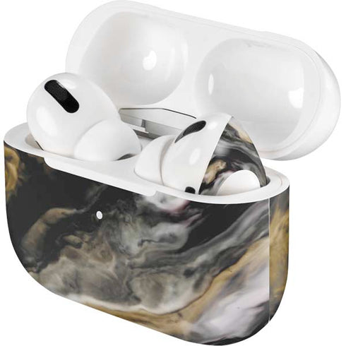 Gold Blush Marble Ink Apple AirPods Pro Skin