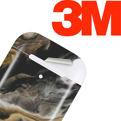 Gold Blush Marble Ink Apple AirPods Skin