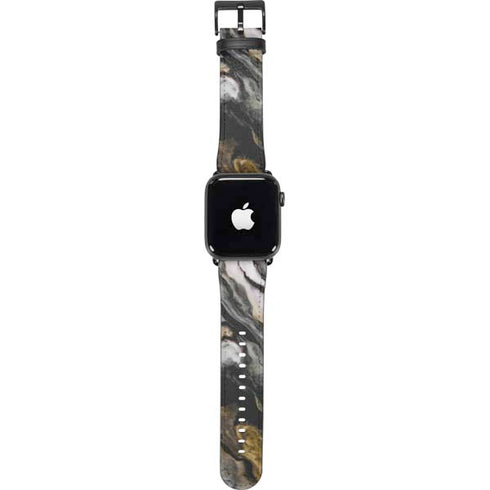 Gold Blush Marble Ink Apple Watch Band 42-44mm