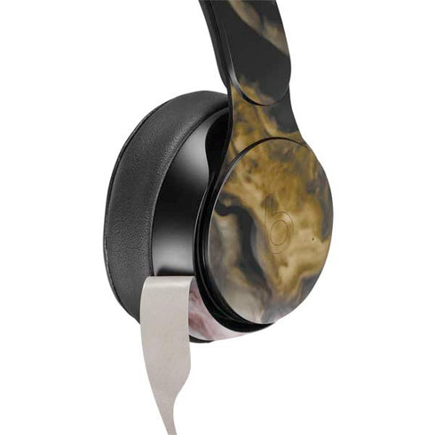 Gold Blush Marble Ink Beats Solo Pro Skin