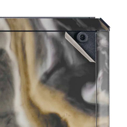 Gold Blush Marble Ink Cooler Master MasterBox Q300L Mini Tower Skin