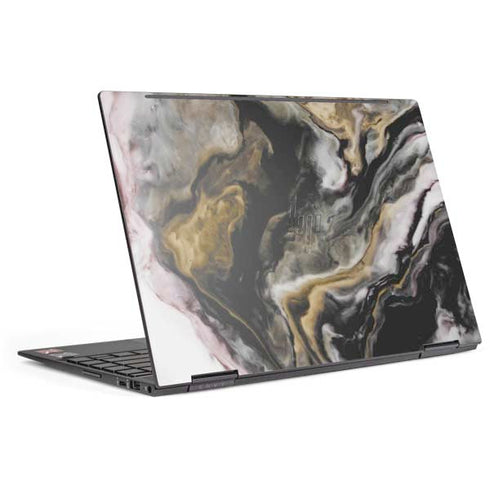 Gold Blush Marble Ink HP Envy Skin