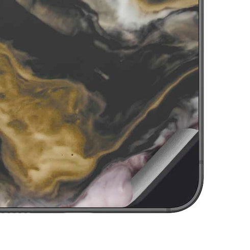 Gold Blush Marble Ink Galaxy A14 5G Skin