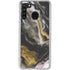 Gold Blush Marble Ink Galaxy A21 Clear Case