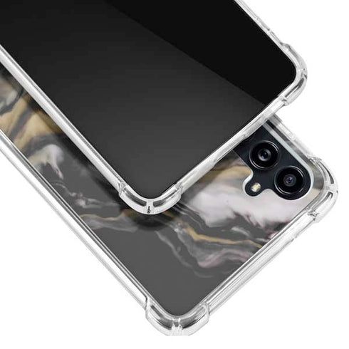 Gold Blush Marble Ink Galaxy A54 5G Clear Case