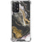 Gold Blush Marble Ink Galaxy A72 5G Clear Case