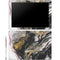 Gold Blush Marble Ink Galaxy Book 12in Skin
