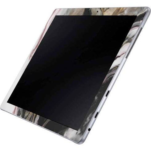 Gold Blush Marble Ink Galaxy Book 12in Skin